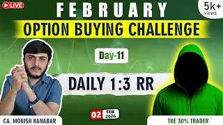 Day 11 of Option Buying (🔥Result of 6 months Discipline) | The 30% trader