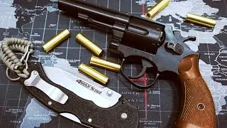 HFC HG-131 (S&W Model 10 HB) Revolver Review #airsoft #shooting
