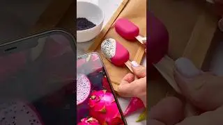 DRAGON FRUIT ICE CREAM #shorts #shortfeeds #asmr #icecream #viral