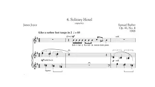 Samuel Barber - Despite and Still Op. 41 - No. 4 