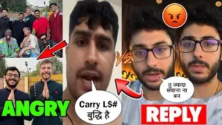 CarryMinati Angry REPLY To Nakul Dull !😡 |  Nakul Dull Angry on Indian Youtubers for Mr Beast