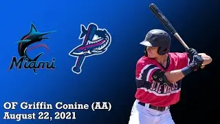 Marlins Prospect Griffin Conine Homers TWICE In Same Game (AA Pensacola, 2021)