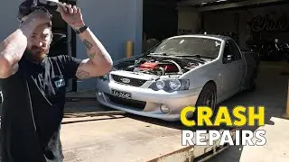 Подготовка Ford XR6 Turbo Ute к покраске и установке панелей!