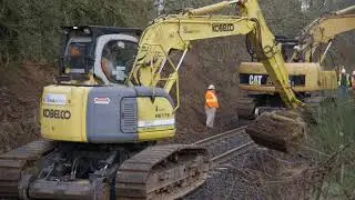 Maintaining the Tracks Along WES Commuter Rail