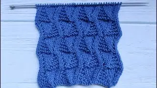 Fancy Stitch Knitting Pattern | Fantasiemuster stricken | Punto fantasia ai ferri | Punto fantas&iacute;a