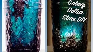 Dollar Store DIY Ep. 28 - How To Make Galaxy Mason Jars