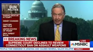 Larry Pratt Schools MSNBC Host on Guns