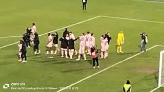 Palermo-Sampdoria 1-0 - Festeggiamenti sotto la CN12