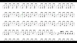 A-ha-Take On Me | Drum Score, Drum Sheet Music