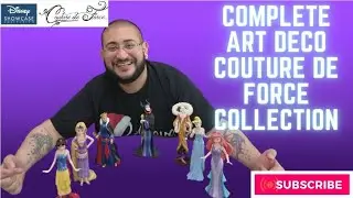 Complete Disney Showcase Couture De Force Art Deco Collection