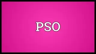 PSO Meaning