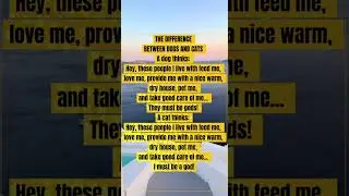 THE DIFFERENCE BETWEEN DOGS AND CATS