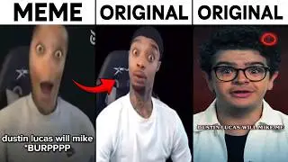 Dustin Lucas Will Mike Burp Meme vs Original