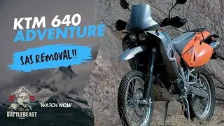 Removing the SAS on the KTM 640 Adventure &ndash; More power/ less weight?