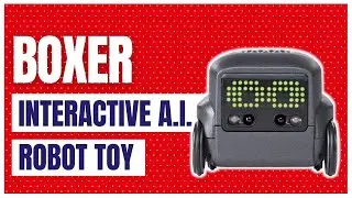 Boxer - Interactive A.I. Robot Toy (Black) with Remote Control