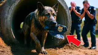 DURING THE OPERATION, THE POLICE DOG DISAPPEARED INTO THE TUNNEL &mdash; WHAT HE BROUGHT BACK BROKE...