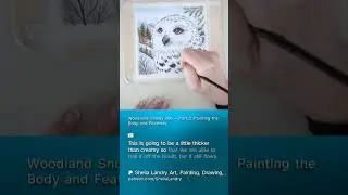 Finishing the feathers on this Woodland Snowy Owl 🦉