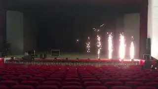 mini cold sparkler machine show