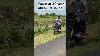 1980 bullet sound 😱😱#old #oldbulletsound #bulletlover #bike #bullet350 #shorts #trending #status