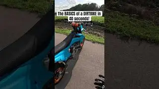 How to ride a DIRT BIKE | controls and start. #dirtbike