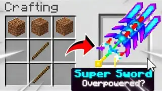 Minecraft, but crafting is OP! 😱🔥