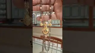 👌gold long black beads design/latest black beads#2023models