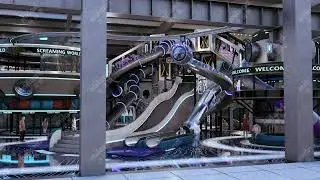 1500㎡ Space Sci-Fi Indoor Playground Design