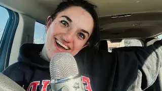 Experimental ASMR in my car -Clicky Inaudible Whispers and Spirals 
