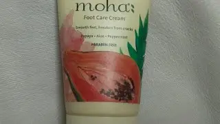 FOOT CARE CREAM REVIEW #MOHA