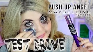 ТЕСТ-ДРАЙВ НОВОЙ ТУШИ Maybelline PUSH UP ANGEL! / ДА или НЕТ?