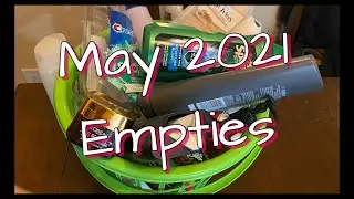 Empties | What we used | May 2021