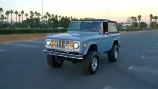 1969 Cool Blue restored classic Ford Bronco