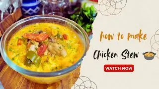 Warm & Hearty Chicken&ndash;Vegetable Stew for Cold Winter Nights 🍲❄️ | #ChickenStew #stew  #OnePotMeal