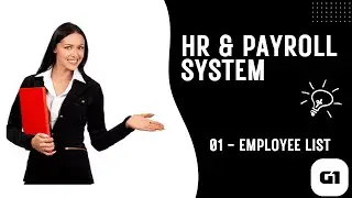 Gate One Soft - HR & Payroll System 01 - Employee List