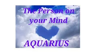 Aquarius ♒Your person needs a lot of spiritual growth, shadow work to release and growing up to do.