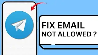 How to fix sorry an error occurred. Fix Email not allowed Telegram problem