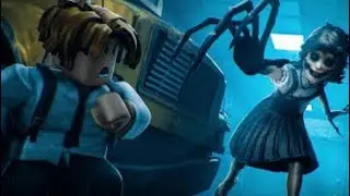 Jogando dark deception no Roblox 