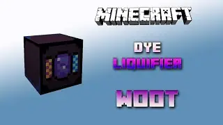 Dye Liquifier 💠 Minecraft Woot Tutorial 💠 Deutsch / German 💠 #Minecraft