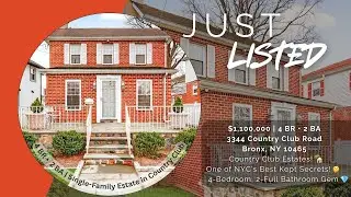 3344 Country Club Road 🔑 Country Club Estates 🏡 One of NYC's Best Kept Secrets 🤫 4-Bed/2-Bath Gem 💎