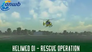 Rescue a crashed plane in the Netherlands - Full HEMS mission - H145 - MSFS