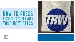 How to Press Siser Glitter HTV With Your Heat Press