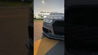 When you put full RS3 body kit on an A3 and people really think it&rsquo;s an RS3
