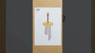 Et si votre dessin prenait vie ? ✏️⚔️ #b3d #animationloop #sword #art