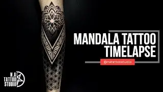 MANDALA TATTOO TIMELAPSE | N.A TATTOO STUDIO | MRWEDNESDAY_INK