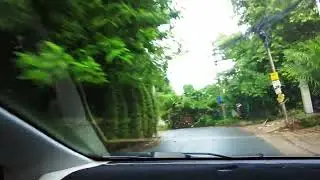 Driving Around Yangon City | Car Tour (U Wisara Street & Golden Valley Street)