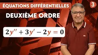 &Eacute;quations Diff&eacute;rentielles - Deuxi&egrave;me Ordre - Ex 3   #BAC #Terminale