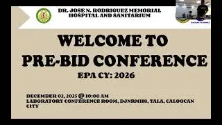 PREBID CONFERENCE - SERVICES