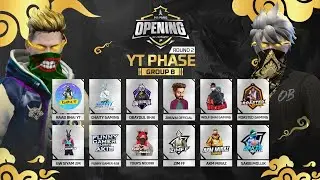 [🔴LIVE] MR PARIS GRAND OPENING | INFLUENCERS SEMI GROUP-B | FREE FIRE @raadvaiyt829