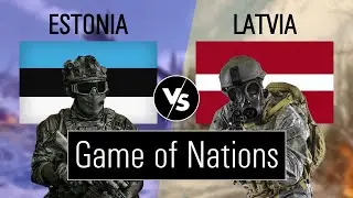 Estonia vs Latvia  Military power comparison