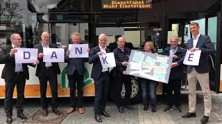 Schwabach feiert den ersten Tag des Busfahrers